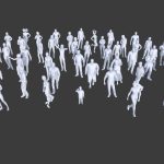 50 Low Poly People Collection Pack 3