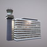 Airport Control Tower EHAM Building Tower