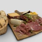 Anatomy of a meat and cheese plate