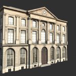 Apartment House #74 Low Poly 3d Model