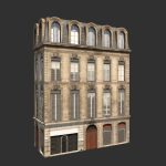 Apartment House #86 Low poly 3d Model