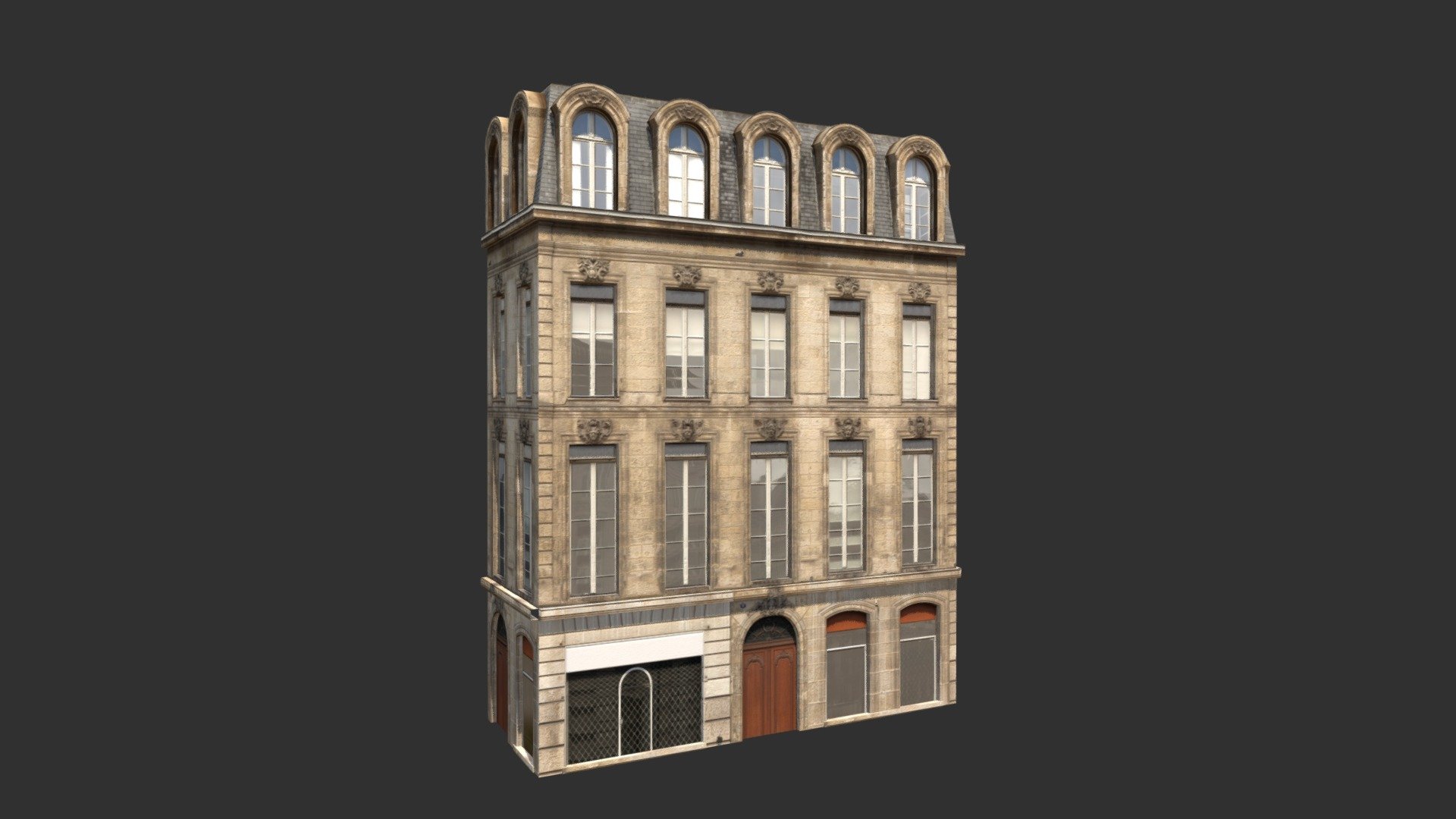 Apartment House #86 Low poly 3d Model