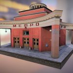 arbat metro station 3d model