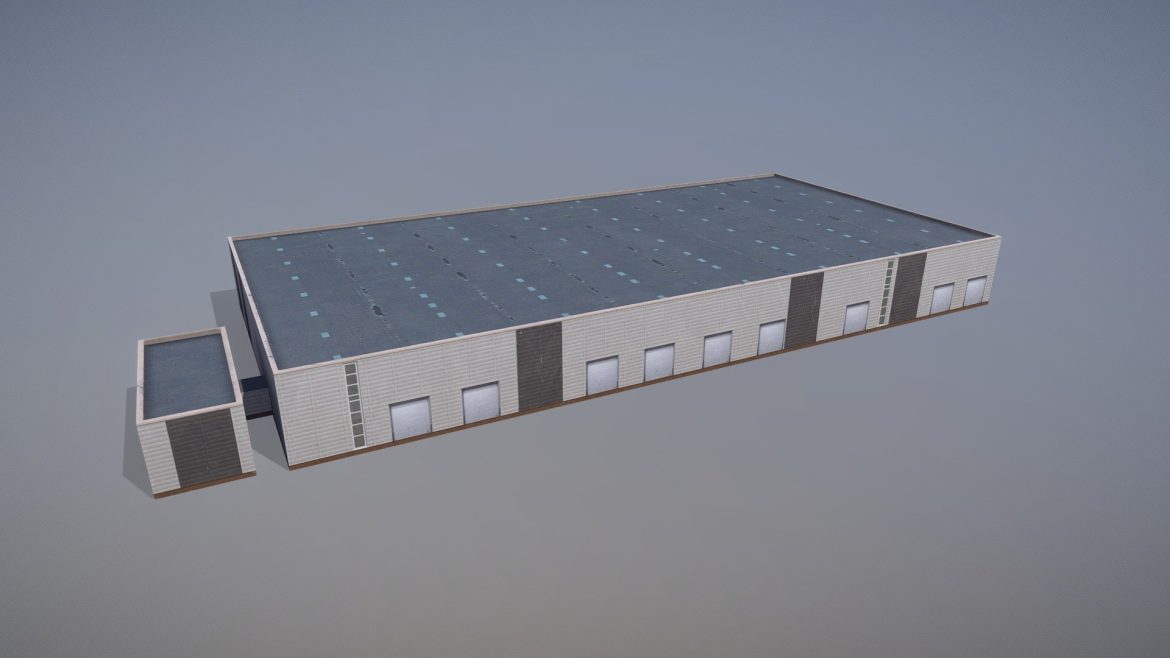 arlanda schenker logistics 3d model