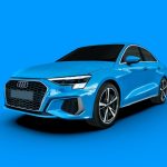 audi a3 sedan s line 2021 3d model