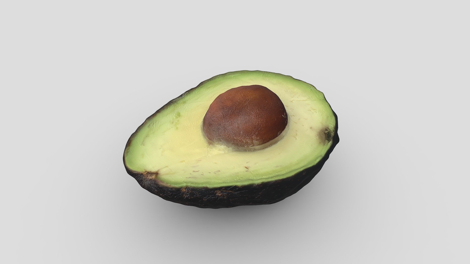 Avocado 3D scan