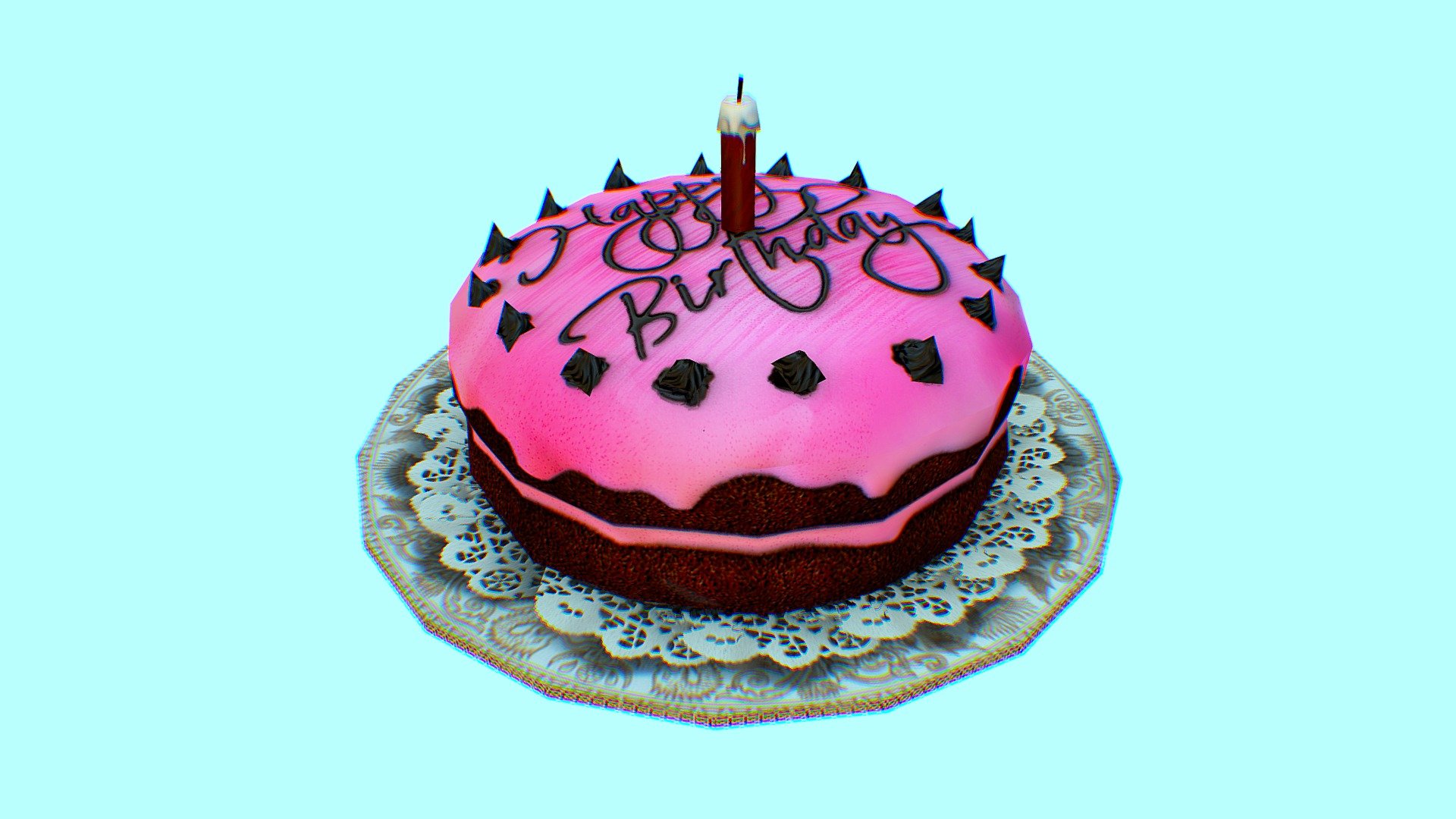 Birthday Cake [Game Ready]