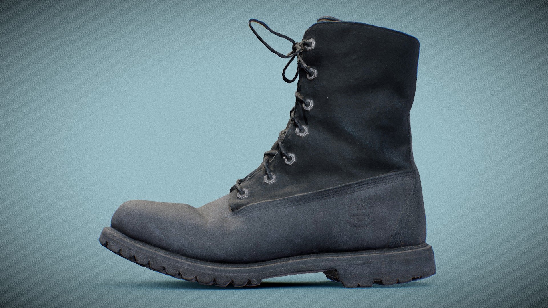 Black Velvet Leather Boots