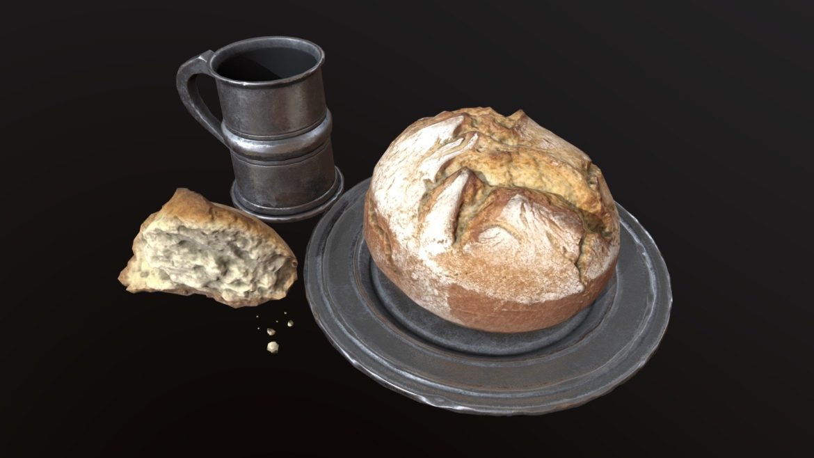 bread scan 3d model