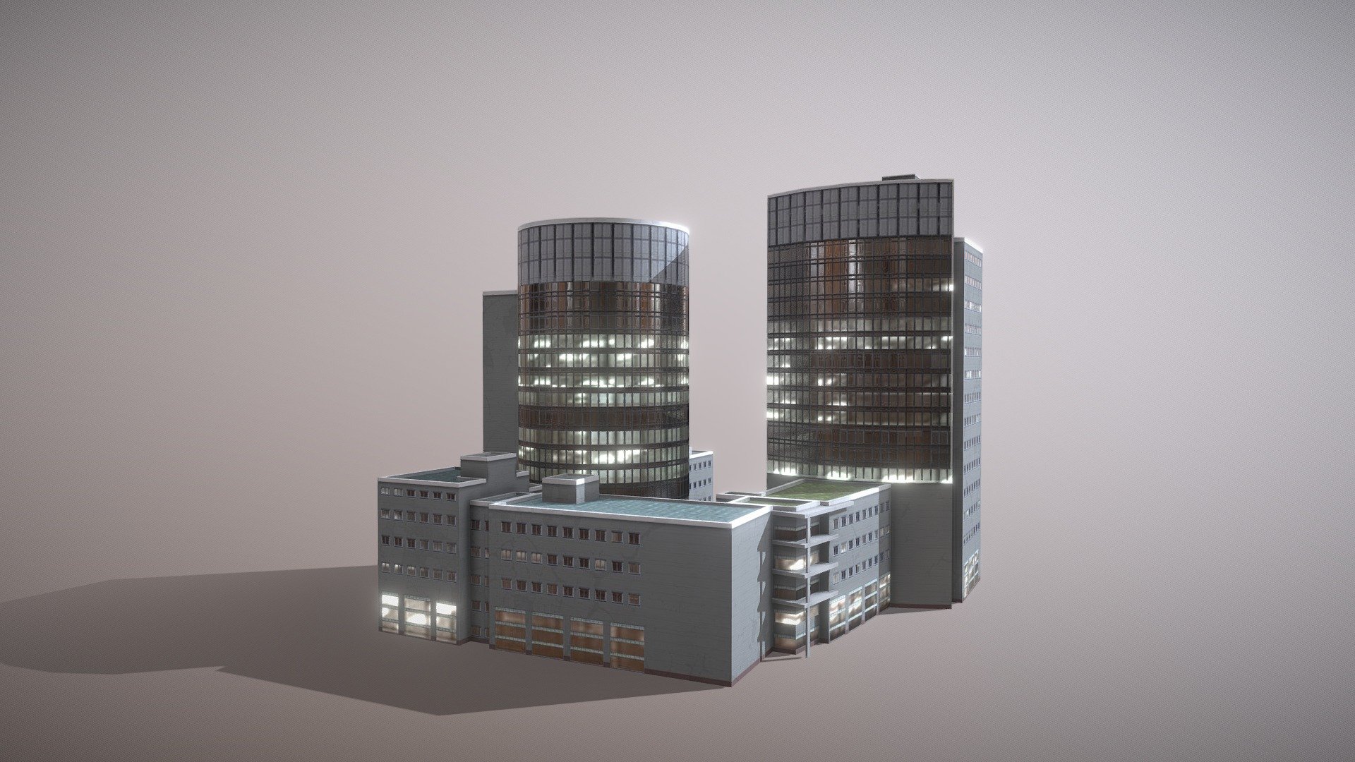 Building Frankfurt Buroturme Offenbach
