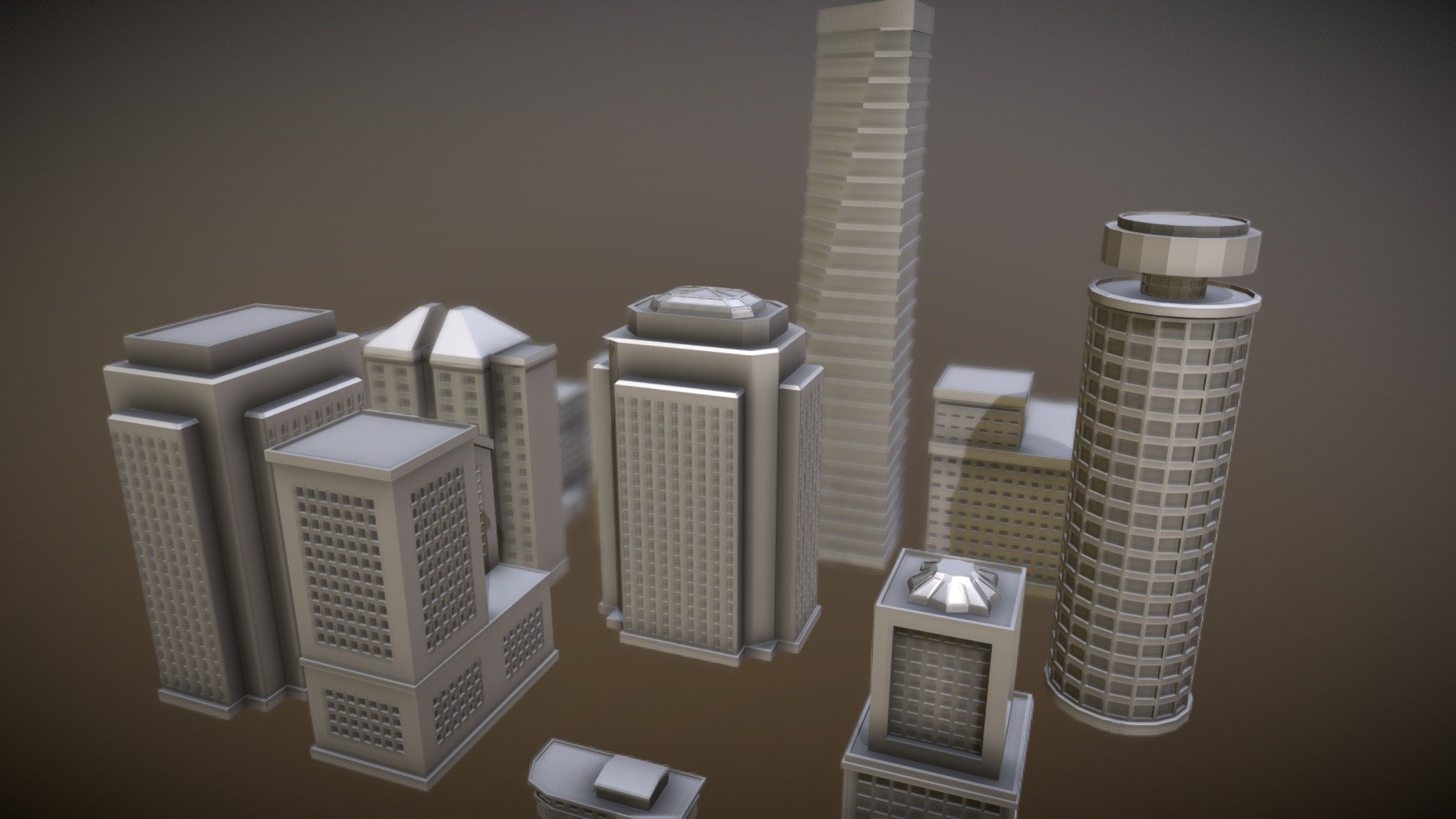 Buildings And Skyscrapers Collection 3