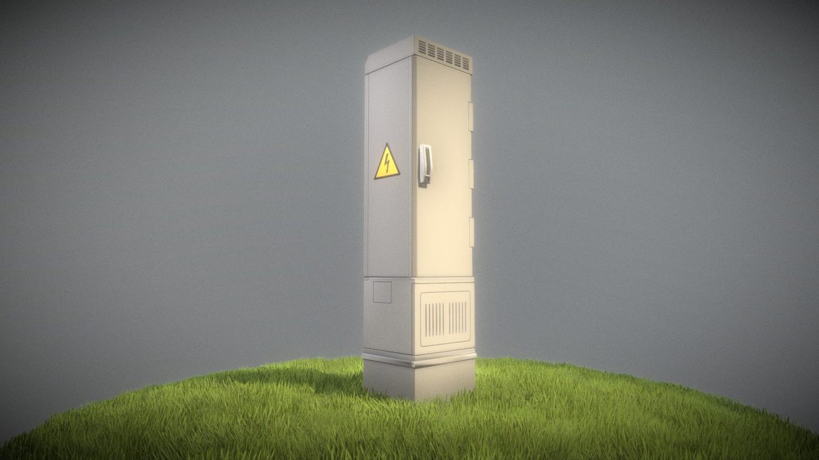 cable distribution cabinet 10 3d model