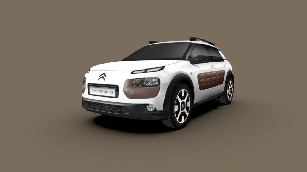 citroen c4 cactus 3d model