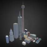 City Buildings (Low Poly Style)