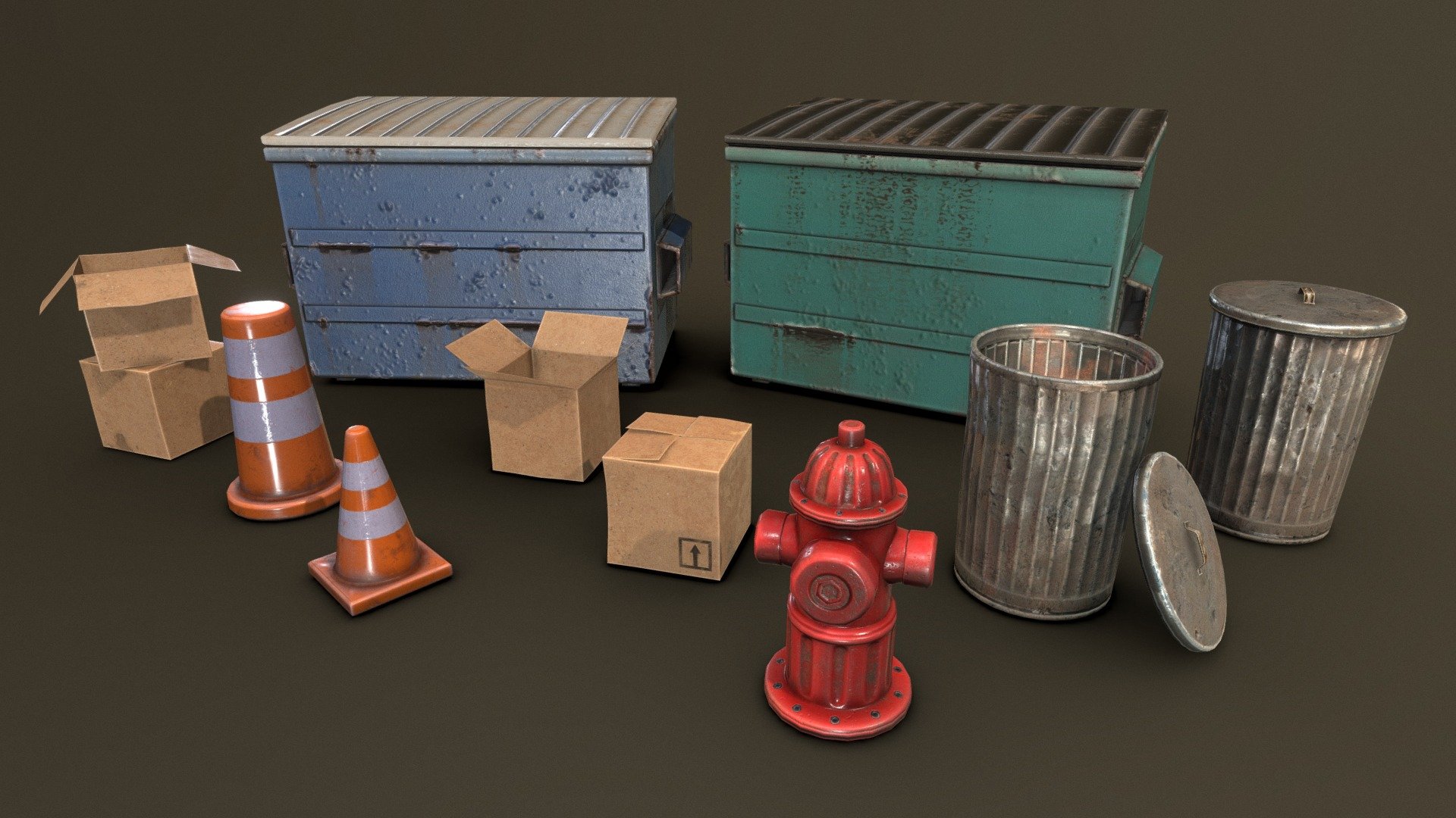 City street Asset pack