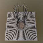 City Tree Grille (Version 3) Low-Poly