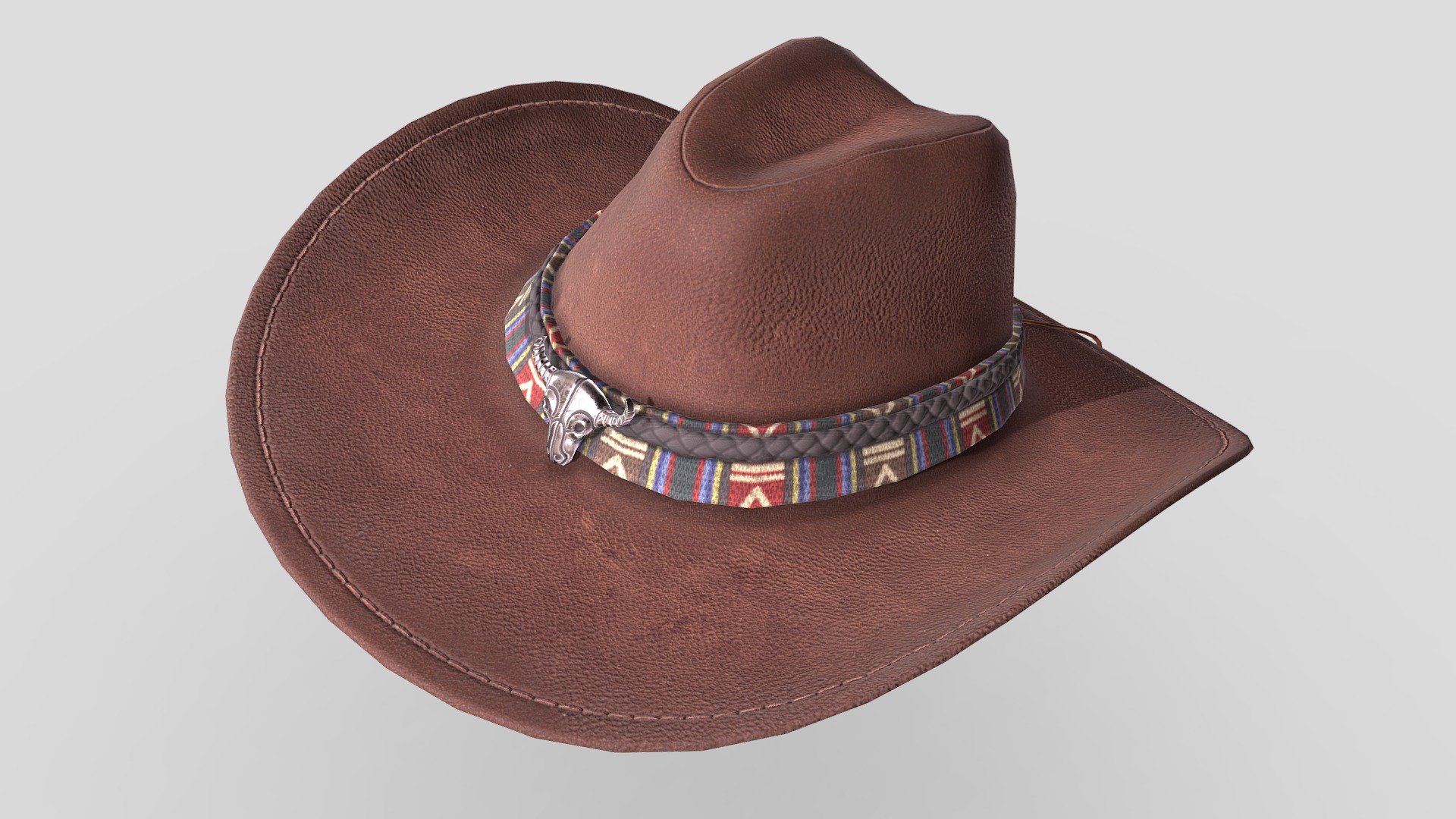 HAT – Cowboy Hat – PBR Game Ready