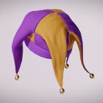 HAT – Jester Hat – PBR Game Ready