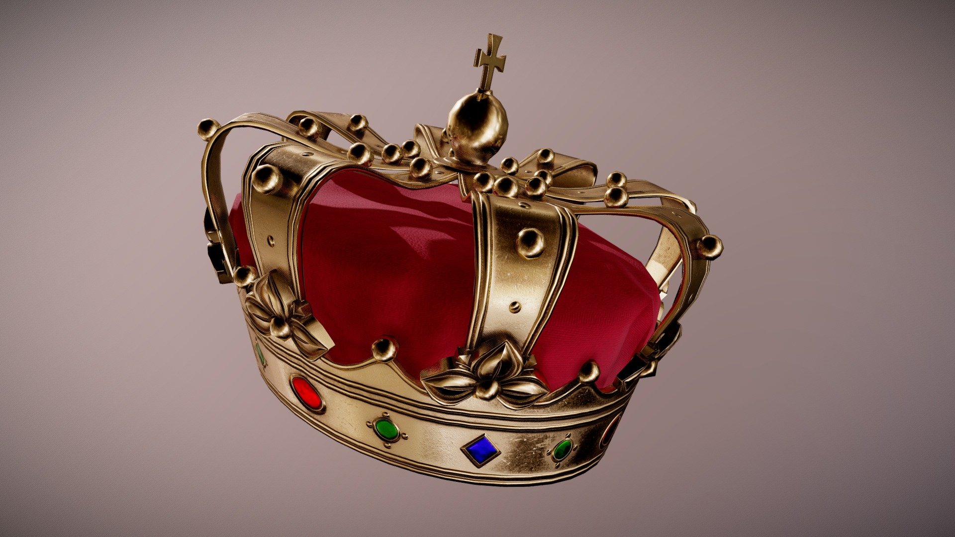 HAT – Royal Crown Hat – PBR Game Ready