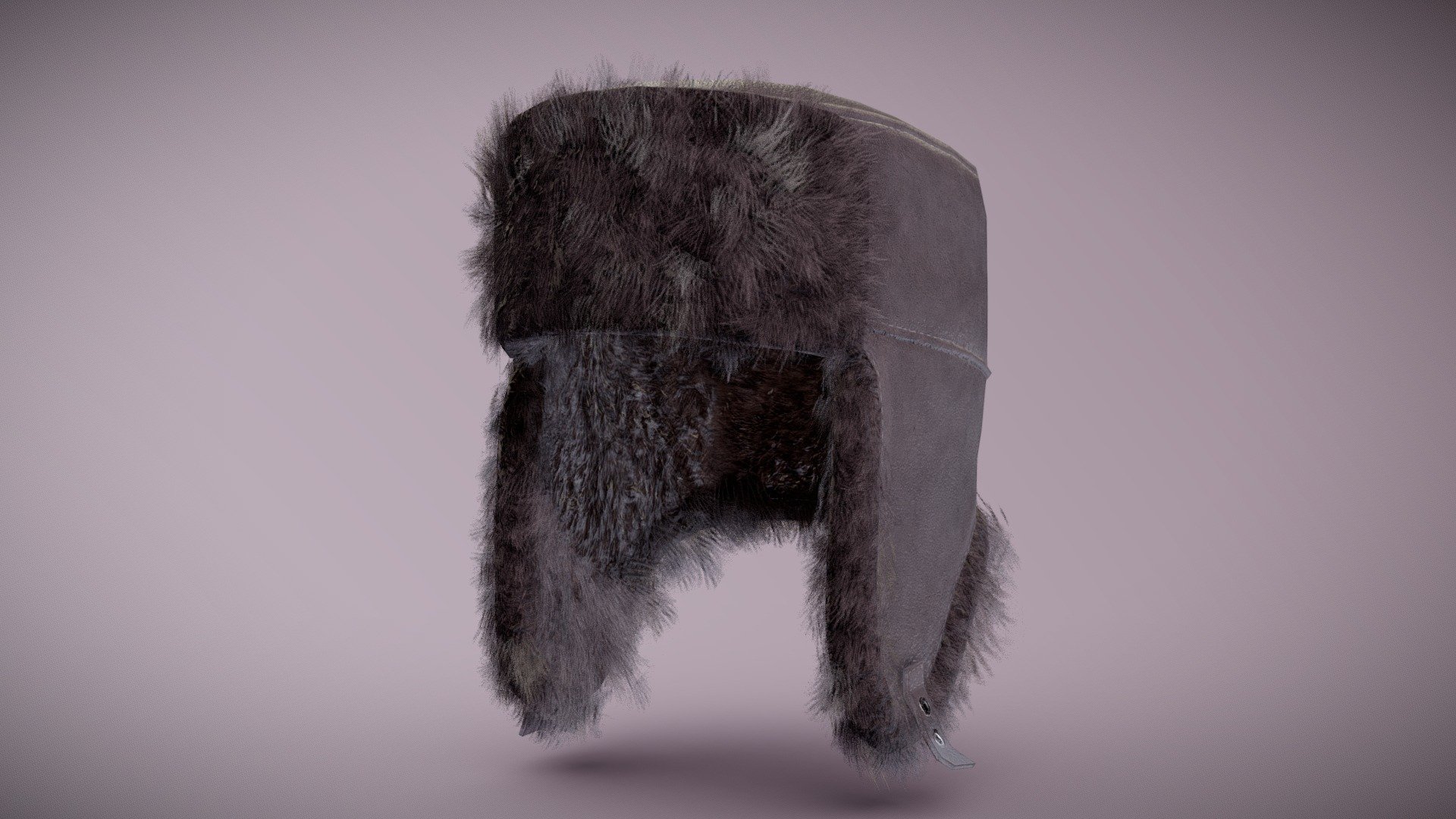 HAT – Winter Fur Hat – PBR Game Ready