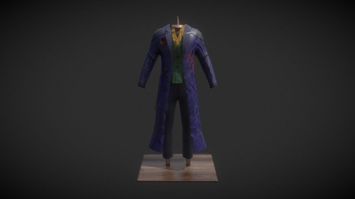 jokers outfit 3d model