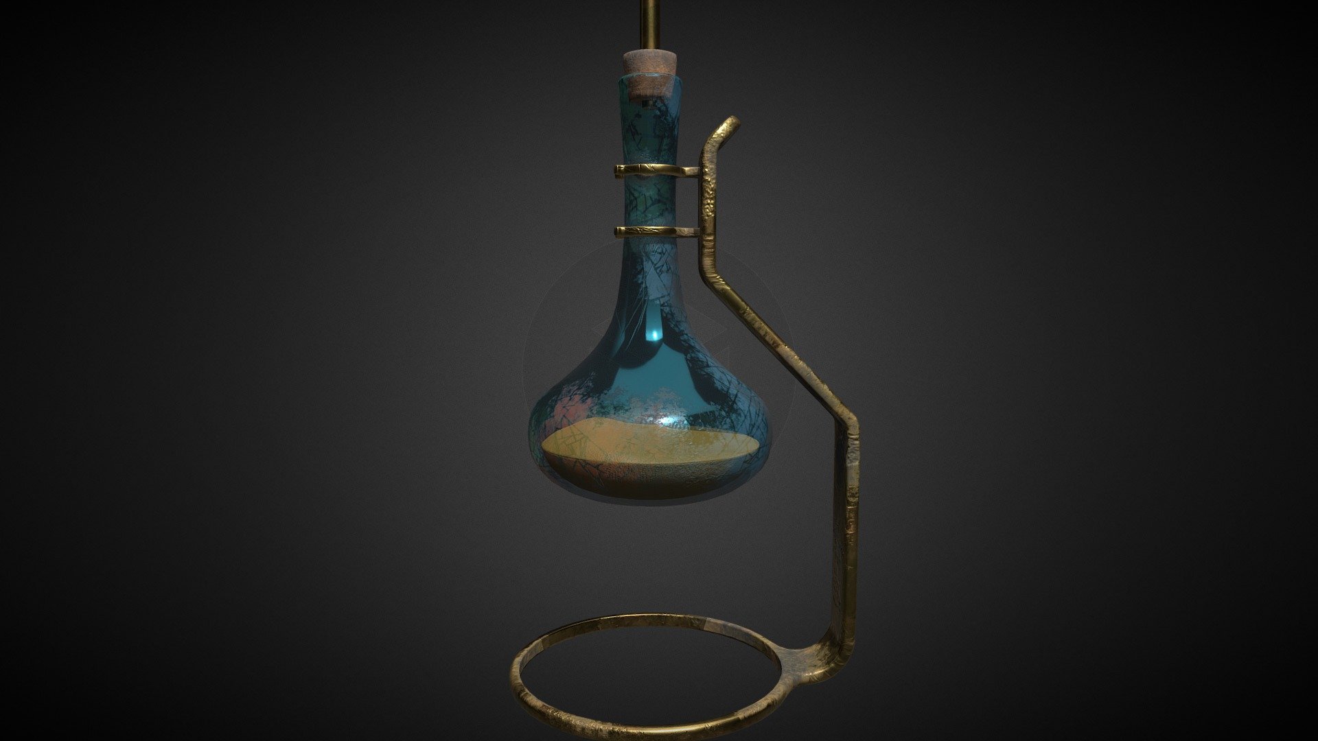 jug on a stand PBR lowpoly