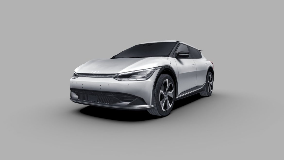 kia ev6 2022 3d model