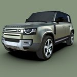 land rover defender 110 2020 3d model