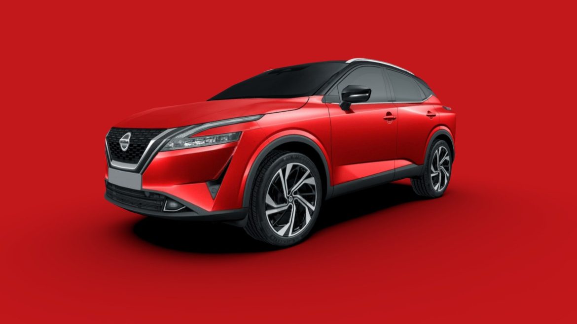 nissan qashqai 2022 3d model