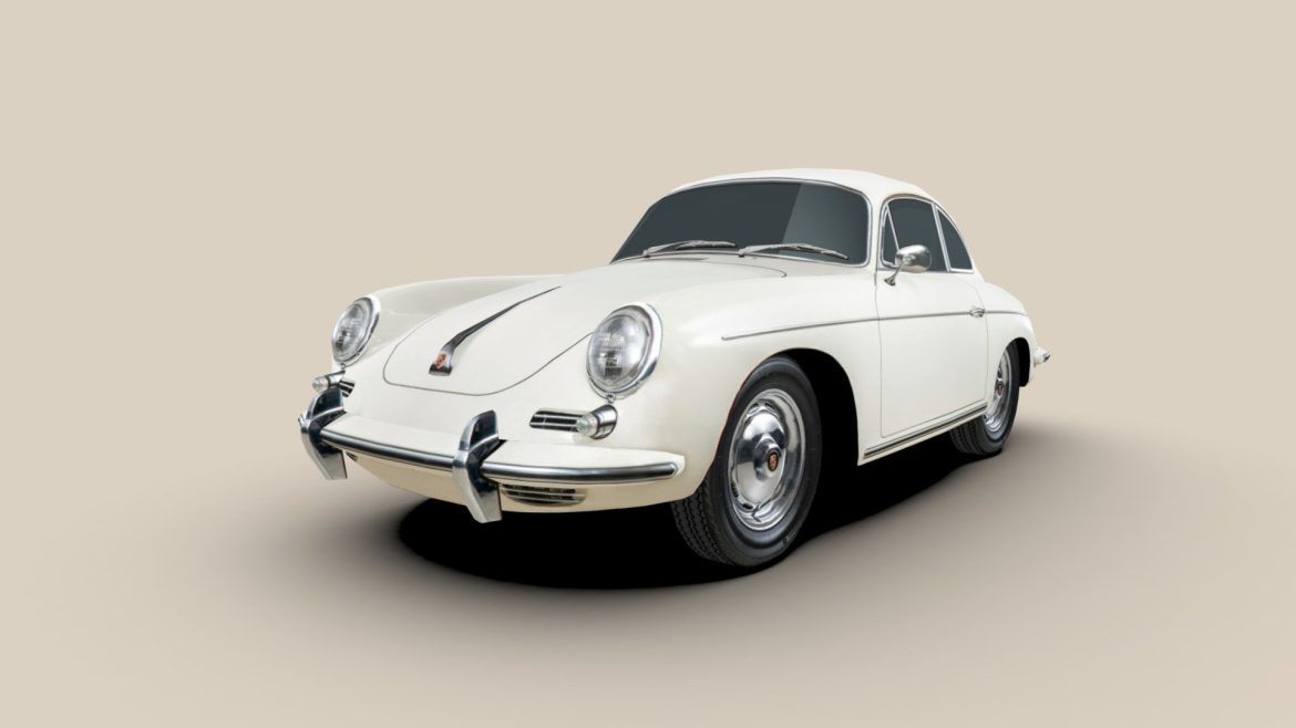 porsche 356 b 3d model