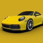 porsche 911 carrera s 992 3d model