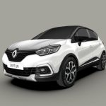 Renault Captur 3d Model - Detailed Renault Captur 2018 3d model showcasing its compact SUV design and textures.