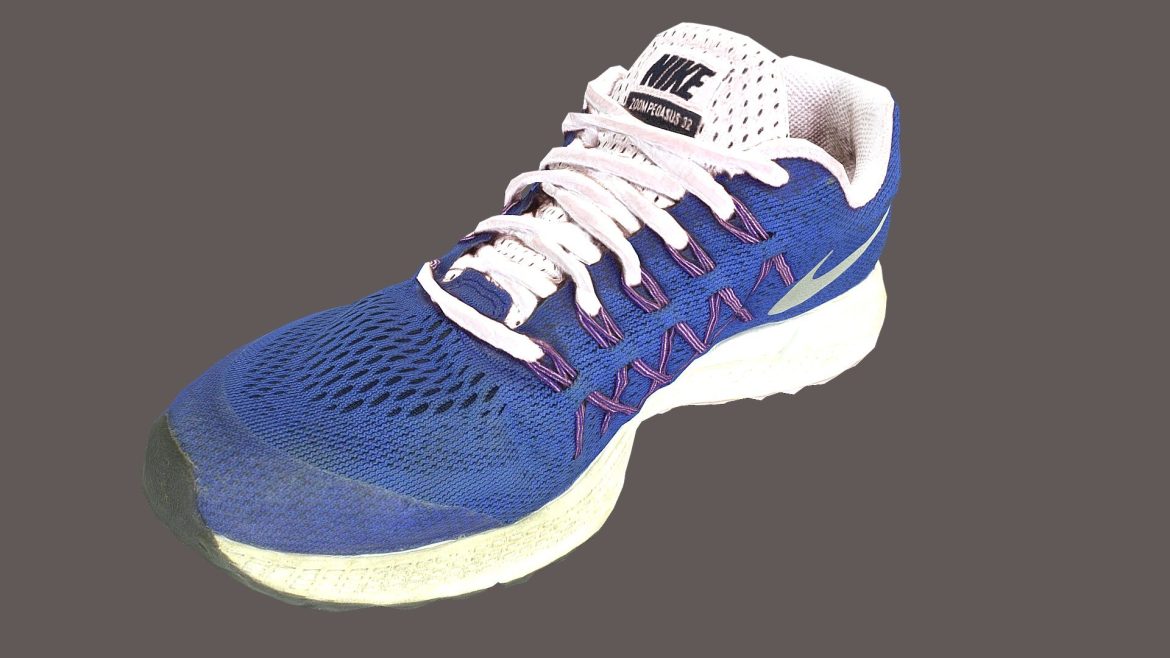 sneaker shoe low poly model 3d model