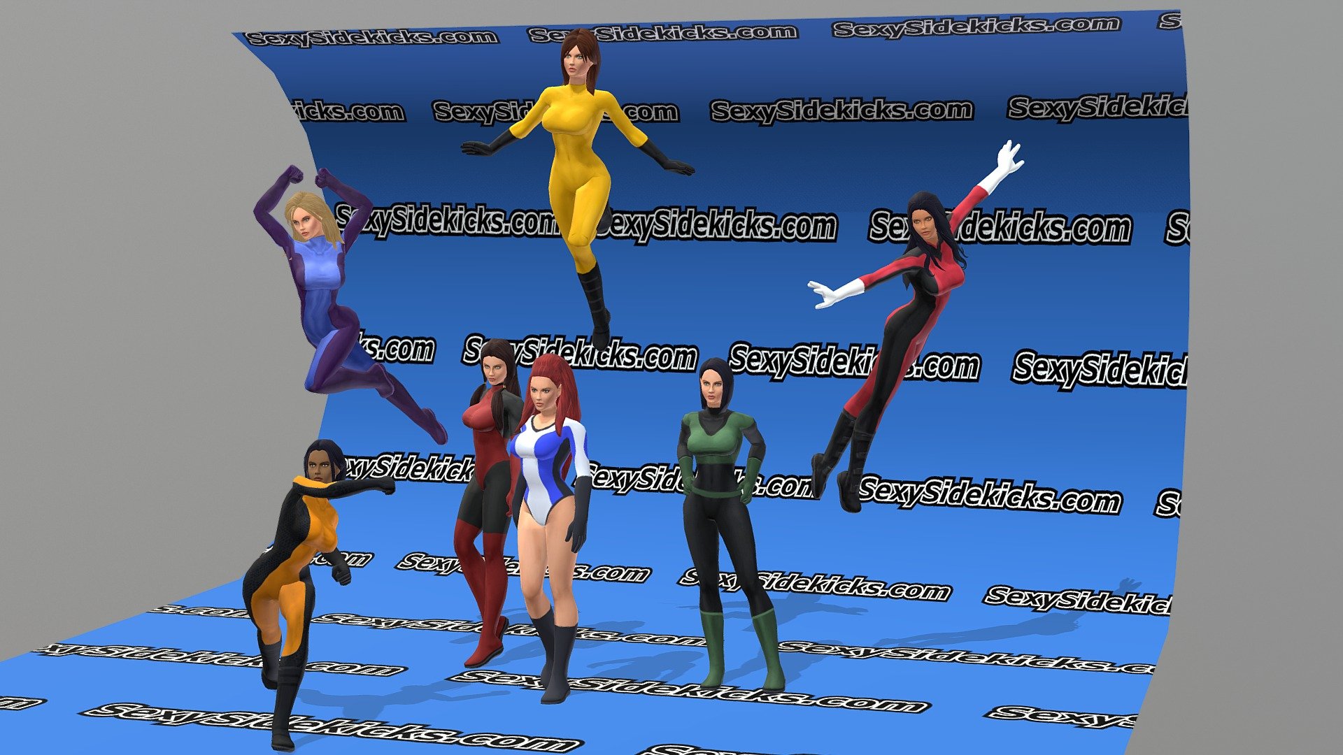 Superhero Construction Kit Classic Females0-7