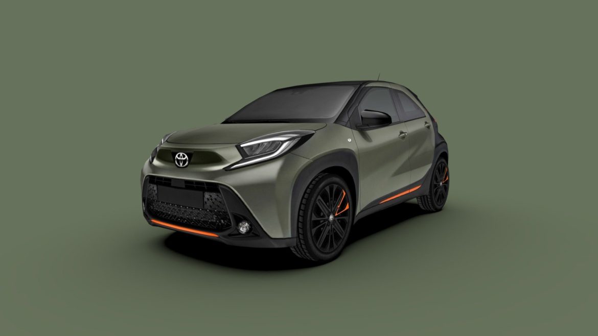 toyota aygo x 2022 3d model