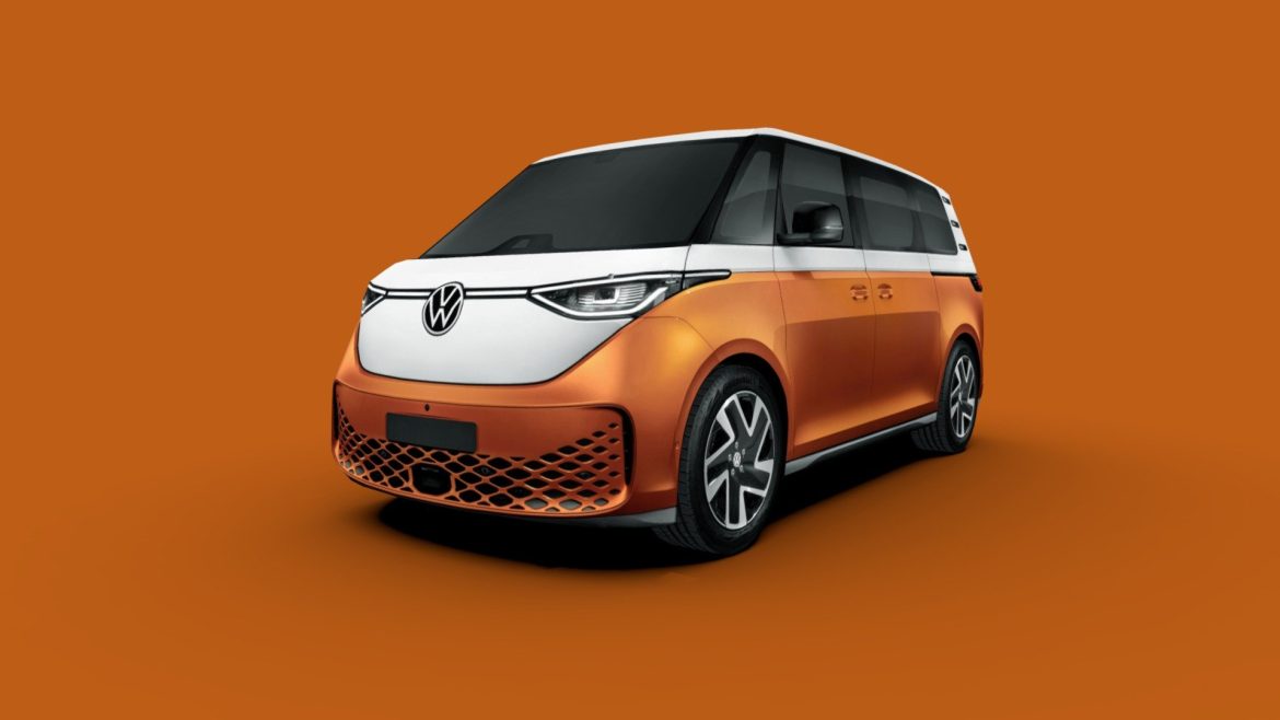 volkswagen id buzz 2023 3d model