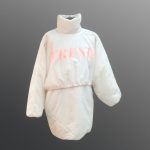 White sport raincoat