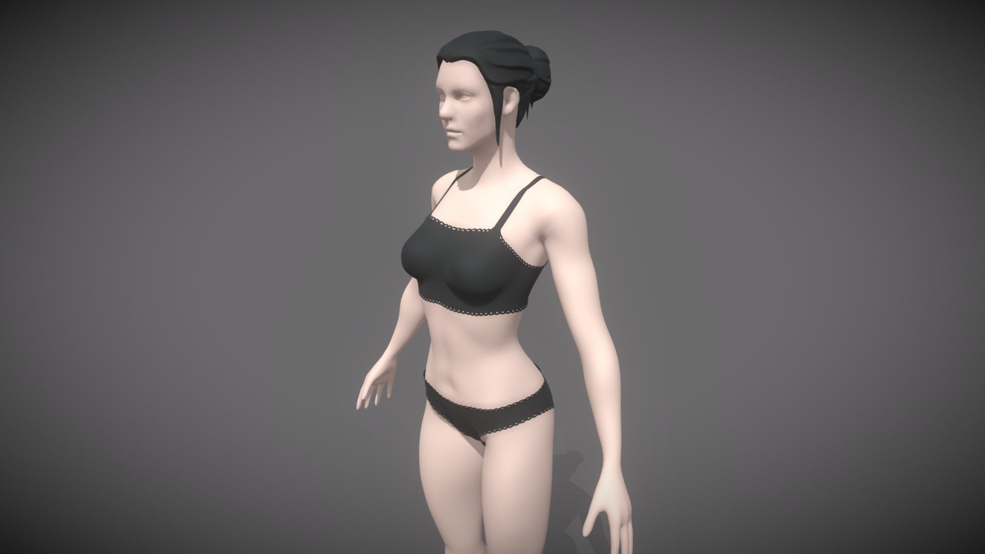 Woman Body Base Mesh