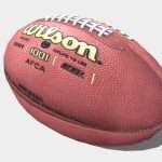 a football 3d model