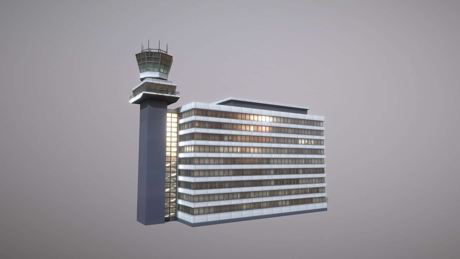 Airport Control Tower EHAM Building Tower