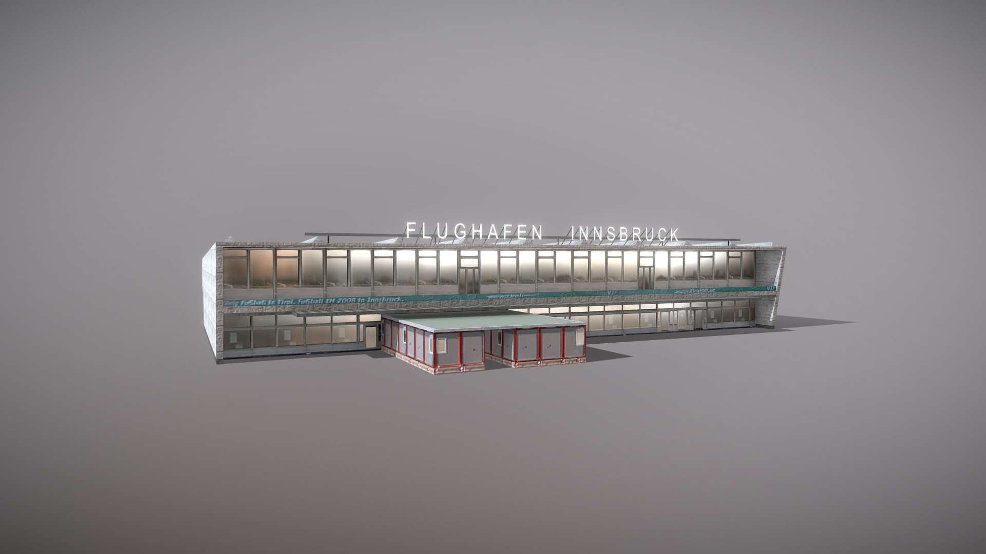 Airport LOWI_Terminal Flughafen Innsbruck