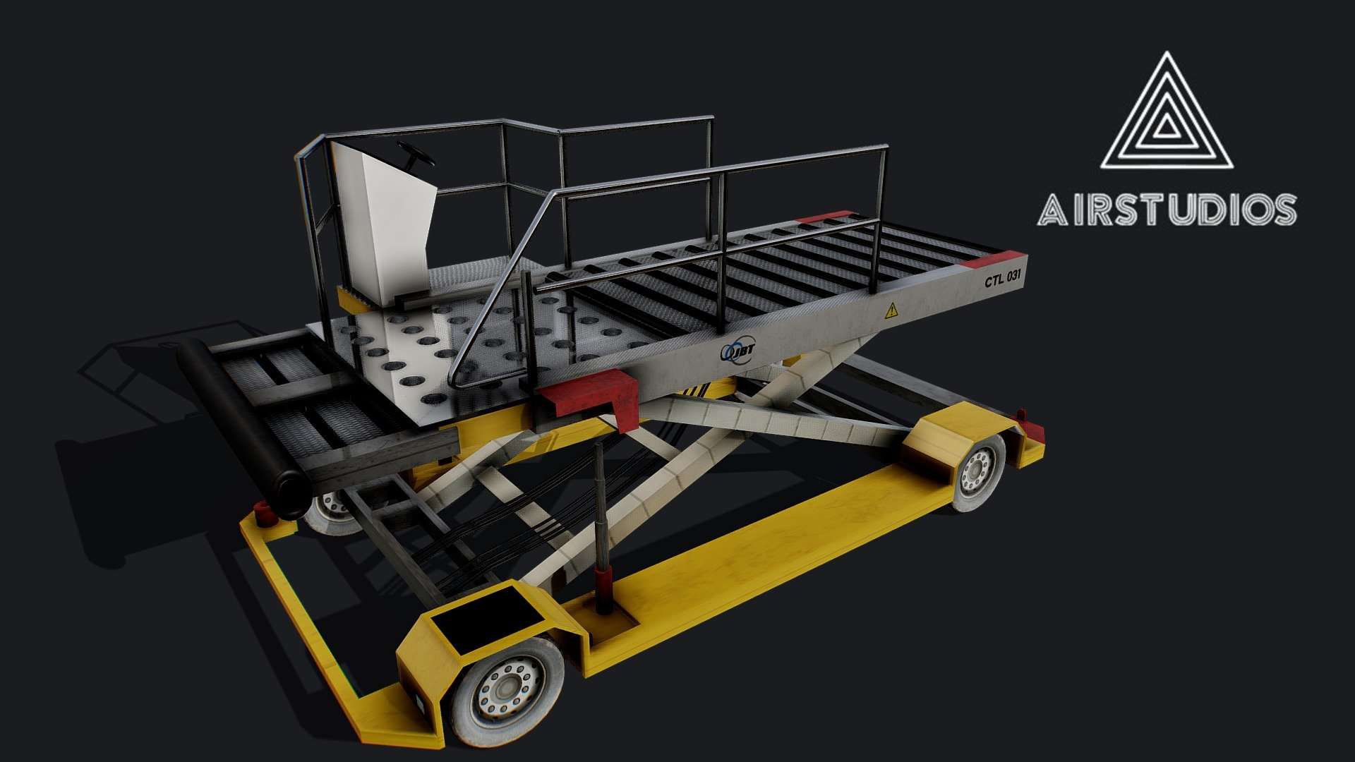 Airport Luggage Transport Truck