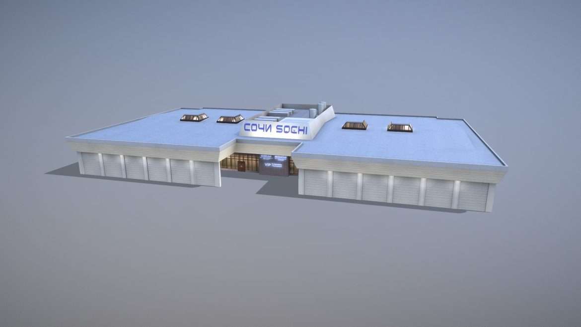 airport terminal urss terminal new vip 3d model