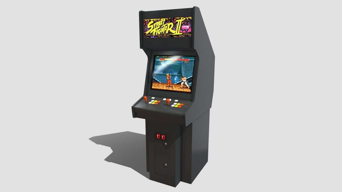 arcade machine 3d model