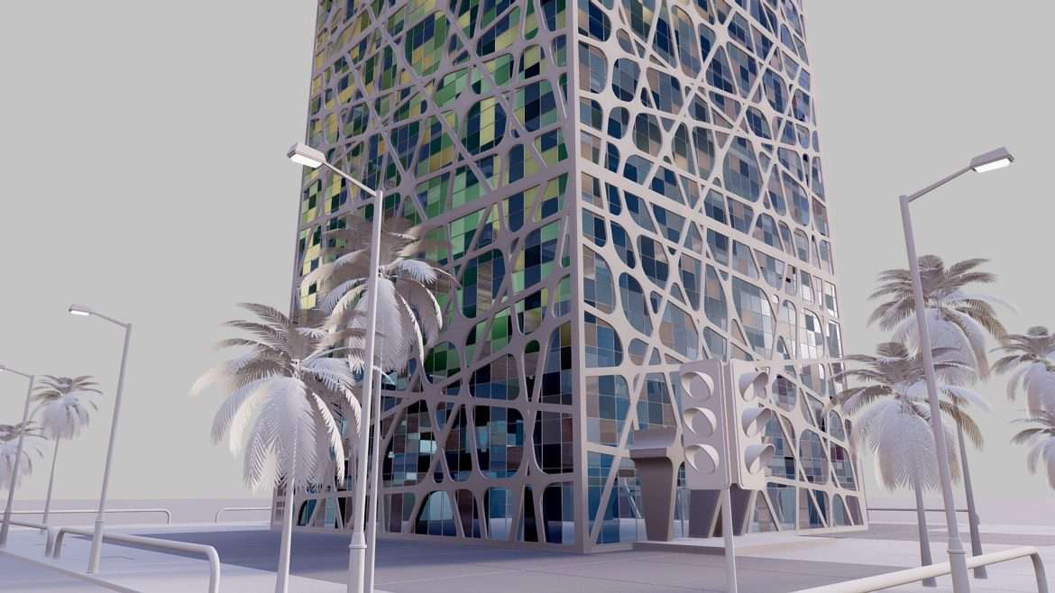 architecture 033 3d model