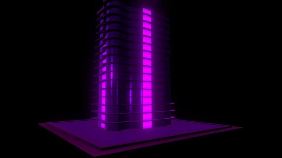 art skyscraper 3d model