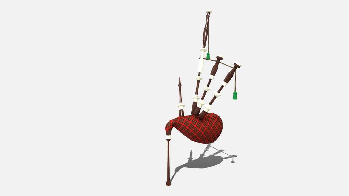 bagpipes 3d model
