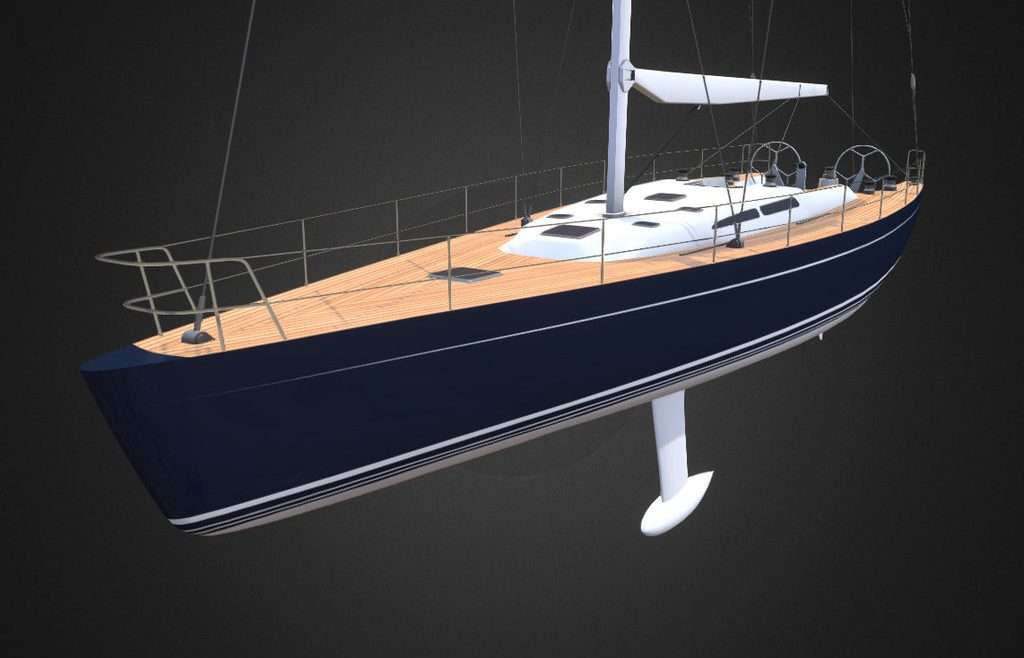 baltic yacht 3d model