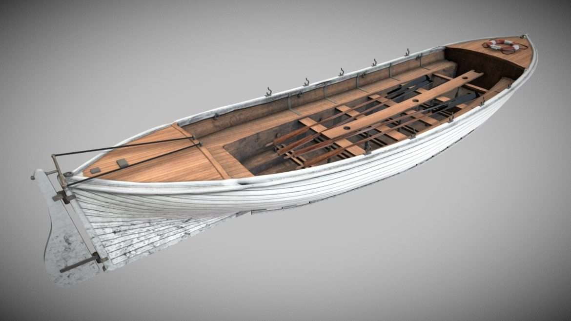 boat rettungskutter compilation 3d model