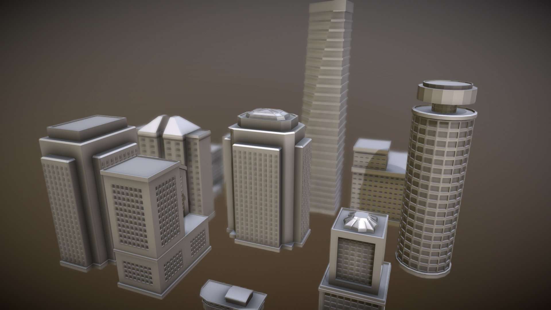 Buildings And Skyscrapers Collection 3